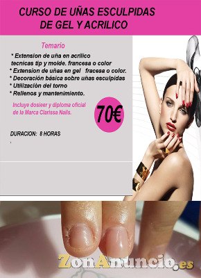 curso completo de uñas de gel y acrilico
